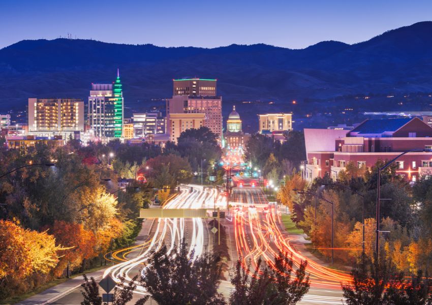 highway-with-lights-and-cars-at-dusk